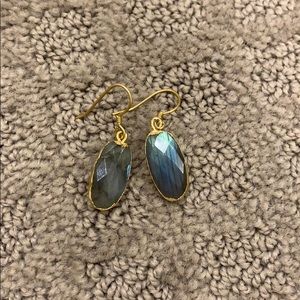 Labradorite dangle earrings